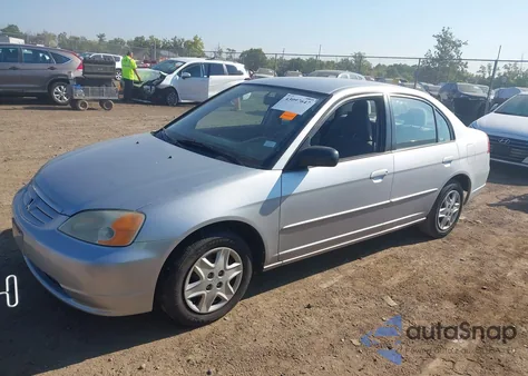 2003 Honda Civic Lx from USA, damaged, VIN 1HGES15533L002307